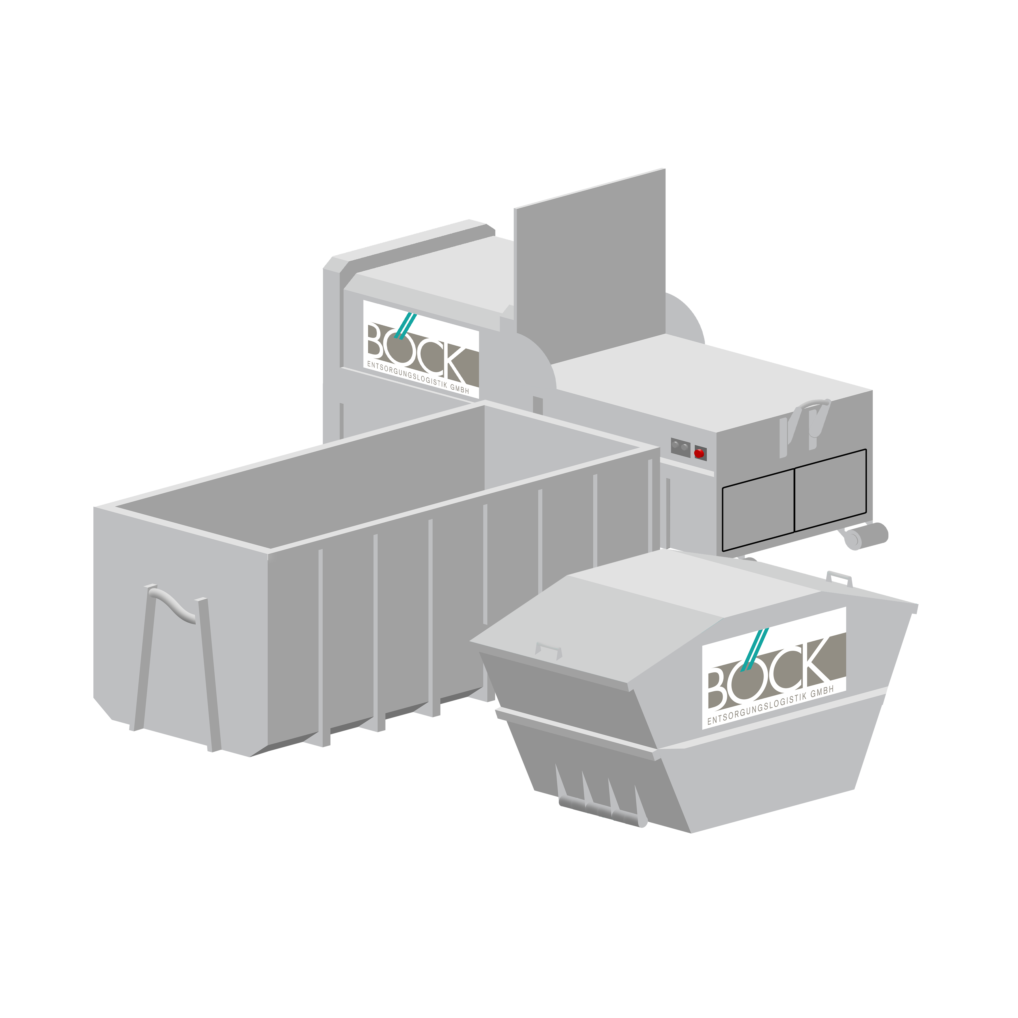 Böck Entsorgungslogistik München, Wiegetechnik, Wertstoffhof, Wartung, Container