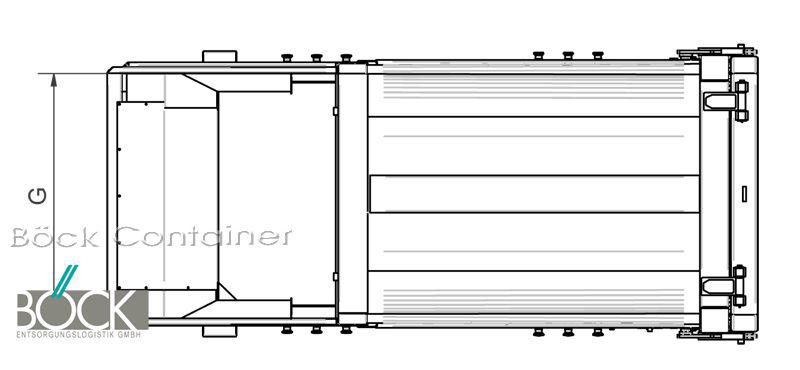 container zubehör  presscontainer 6, x4 m3  
