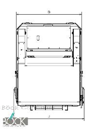 zubehör container  x4 geeignet schwingkolbenpresse für nassmüll  