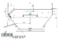 zubehör container  abklappbarer offene absetzkippermulden ausführung stirnwand  