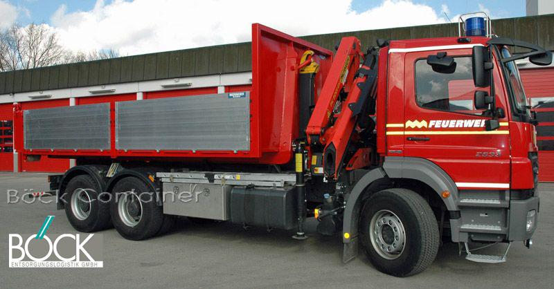 container zubehör  ladebrücke alubordwänden  