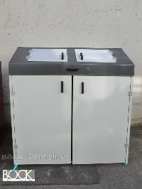 zubehör container  aus 1,1 stahl cbm müllhaus behälter für  