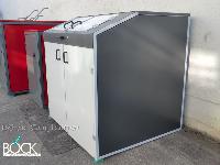 container zubehör  aus behälter stahl für müllhaus cbm 1,1  