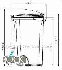 zubehör container  abfalltonne mgb liter   